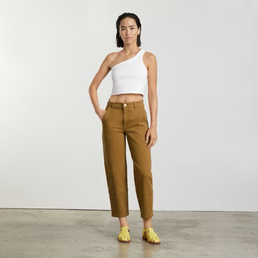 Everlane Ribbed One Shoulder Tank